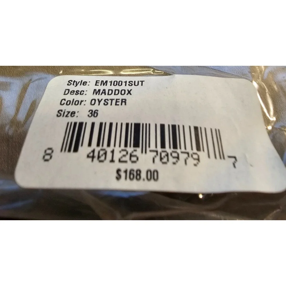 EDWIN® (Men's 36x32) Maddox™ Slim Straight Leg Jeans in Oyster - $168